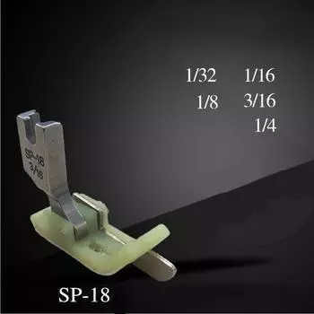 2 шт. плоский автомобильный пластик с ножом, прижимная лапка SP-18 1/43/161/81/161/32RTeflon, правая боковая стопорная лапка 1/4 2pc