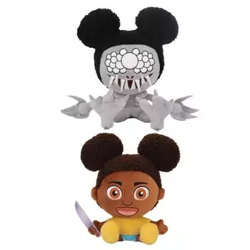 2 шт. плюшевые игрушки куклы вокруг игры, креативные декоративные подарочные украшения