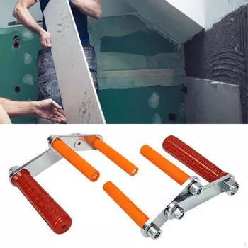 2 шт. Подъемник для гипсокартона, инструмент для переноски гипсокартона, профессиональный универсальный