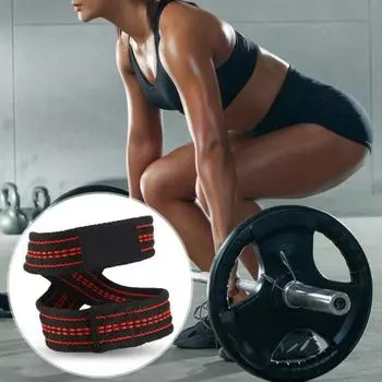 2 шт., подъемный ремень для мужчин и женщин, противоскользящий ремень для тяжелой атлетики, бодибилдинг, пауэрлифтинг, силовые тренировки, ремешок на запястье для домашнего спортзала, становая тяга M красный