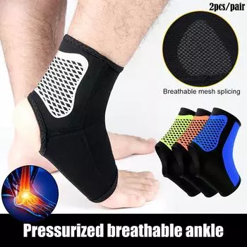 2 шт. поддержка лодыжки защитный бандаж ремень ахиллово сухожилие бандаж защита растяжений ортез лодыжка бег тренажерный зал спорт пятка бандаж S