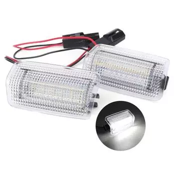 2 шт. подходят для Toyota Land Cruiser 200 серии 150 серии Prado MK4 J150 для Lexus ES240 IS250 светодиодные лампочки подсветки дверей белые белый