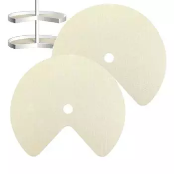 2 шт. подкладка для полок, круглая подкладка для кухни, нескользящие коврики для ящиков шкафов, подкладка для холодильника L хаки