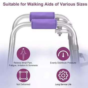 2 шт. подлокотник подушка для офисного кресла чехлы для подлокотников инвалидных колясок офисные кресла подушка для подлокотников накладки на ручки ходунков чёрный