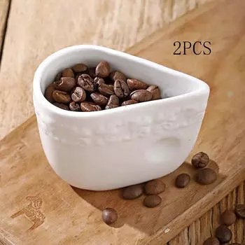 2 шт. подносы для дозировки кофейных зерен, чашки для дозирования зерен, подарок для влюбленных, керамические мерные чашки