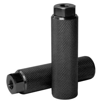 2 шт. Подножки для велосипедов, трюковые пеги, противоскользящие, для задних ног велосипедов, трюковые пеги, набор подножек для велосипедов из алюминиевого сплава чёрный