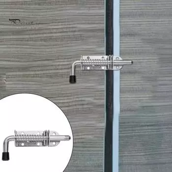 2 шт. подпружиненные защелки, болт-цилиндр из нержавеющей стали, утолщенный, с матовой отделкой, дополнительная безопасность, дверные замки для шкафов, шкафов M