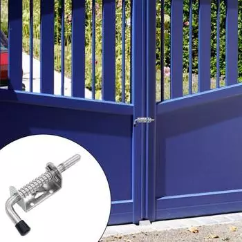 2 шт. подпружиненные защелки, болт-цилиндр из нержавеющей стали, утолщенный, с матовой отделкой, дополнительная безопасность, дверные замки для шкафов, шкафов M