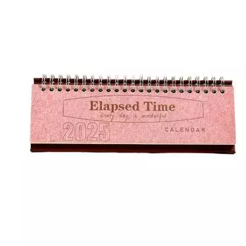 2 шт. Подробный планинг-календарь на 2025 год, обложка в ретро-цвете, недельный планер-ежедневник, настольный, школьный