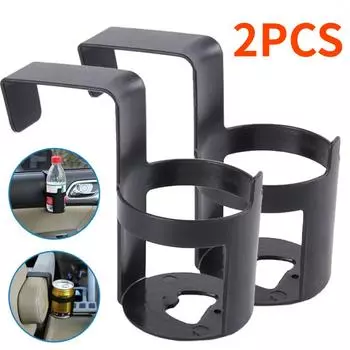2 шт. Подстаканник на заднее сиденье автомобиля, подвесное крепление, держатели для хранения напитков, органайзеры для бутылок с водой в салоне автомобиля, держатель для стакана автомобиля