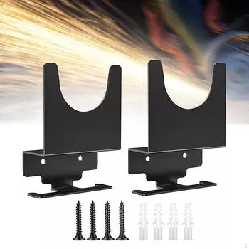 2 шт. Подставка для держателя угловой шлифовальной машины, вешалка, металлическая стойка для хранения 5 дюймов