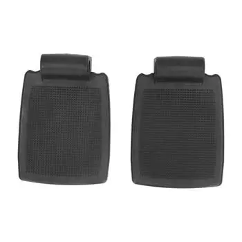 2 шт. Подставка для ног для инвалидной коляски 19 трубчатых подъемных ножек текстурированные поверхности универсальная замена педали