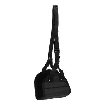 2 шт. Подставка для ног в самолете, без столкновений, удобная, портативная, регулируемая, прочная гамак для ног для путешествий чёрный