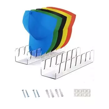 2 шт. Подставка для шляп для бейсболок, органайзер для выставки для спальни, гардероба, магазина