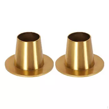 2 шт. Подставка для свечи-столба, декоративная фигурка-подставка для дома чёрный