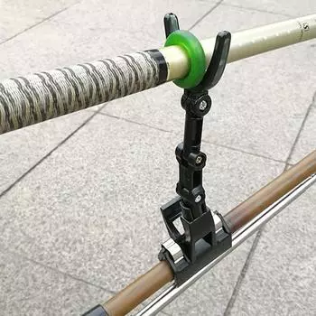 2 шт., подставка для удочки, вращающаяся на 360 градусов, кронштейн для моста, стойка для удочки, нескользящая, светящаяся, усиленная, кронштейн для удочки