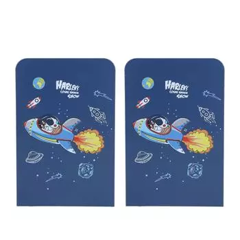 2 шт. подставки для книг, нескользящие, устойчивые, прочные, с закругленными углами, нержавеющие, глянцевые, высокопрочные металлические подставки для книг