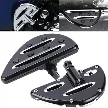 2 шт. подставки для ног мотоцикла с ЧПУ алюминиевый сплав передние и задние педали подходят для Harley Glide Travel Road King аксессуары для мотоциклов