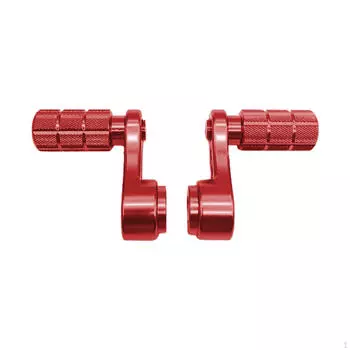 2 шт. подставки для ног, педали, ремонт аксессуаров для мотоциклов, запасные части, педаль для велосипеда с ЧПУ красный