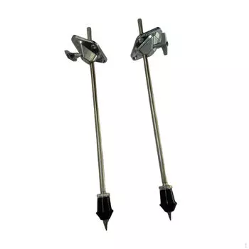 2 шт. Подставки для ножек бас-барабана, профессиональная поддержка для музыкальных инструментов 18.5cm