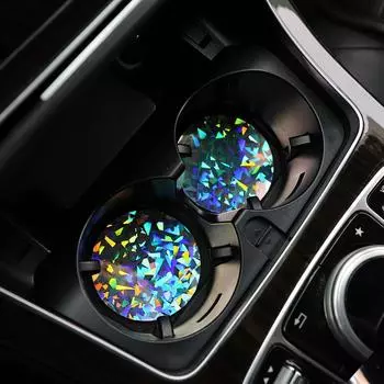 2 шт. подставки под стаканы Aurora, автомобильные держатели для воды, нескользящие резиновые коврики для бутылок, подставки под стаканы для салона автомобиля, противоскользящие подставки для стаканов