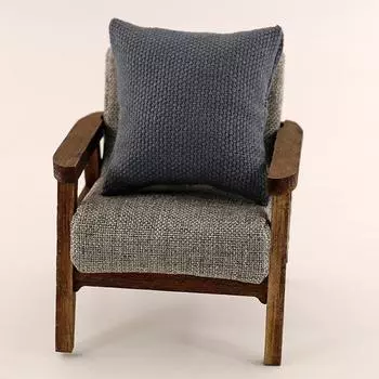 2 шт. Подушки для дивана, кровати, комнаты, кукольного домика 1/12, миниатюрная кукла as the picture