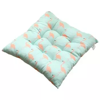 2 шт. подушки для сиденья стула дышащие хлопчатобумажные льняные моющиеся накладки на табуреты печатные коврики для стульев домашние и автомобильные мягкие украшения