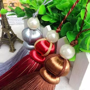 2 шт. подвеска с кисточками в европейском стиле, украшение для дверной ручки, высококачественное украшение для дивана, кресла, брелок для дома