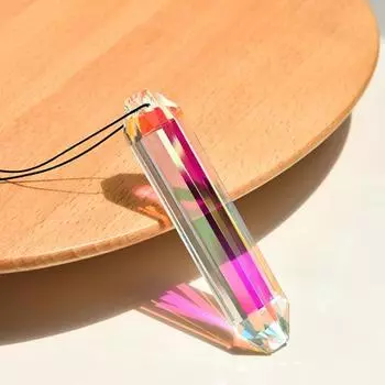 2 шт. подвески-ловцы солнца, подвесные украшения с шнурком, легко подвешиваются, большие ловцы солнца, хрустальные призмы 2pcs