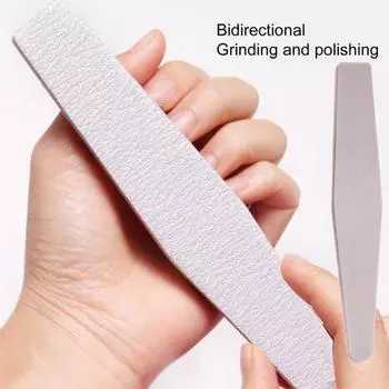 2 шт. полировщики для ухода за фрикционными двусторонними отличными многоразовыми красивыми ногтями для густого маникюра, формирующие длинные ногти розовый