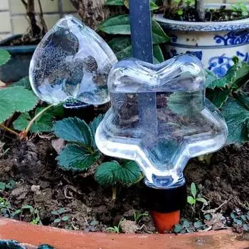 2 шт. поливочный штырь с водяным шаром самополивающийся вставной элемент для кашпо простой в использовании капельный Love Heart