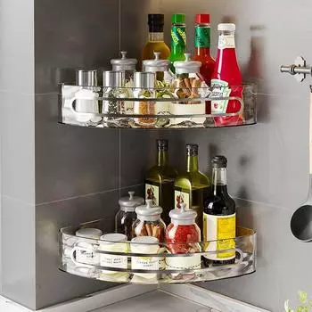 2 шт. полки для ванной комнаты кухонный органайзер для хранения пластиковая полка для шампуня полка для душа аксессуары для ванной комнаты полка без дрели