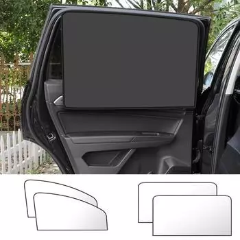 2 шт. полностью затемняющие магнитные автомобильные шторы летняя защита от солнца 10 шт. сильные магниты магнитные непрозрачные автомобильные солнцезащитные шторы