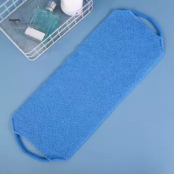 2 шт. Полотенце для ванной, полотенце для глубокой очистки спины, тела, душа, пенящееся сетчатое покрытие, быстросохнущая отшелушивающая ткань, полотенце для тела синий