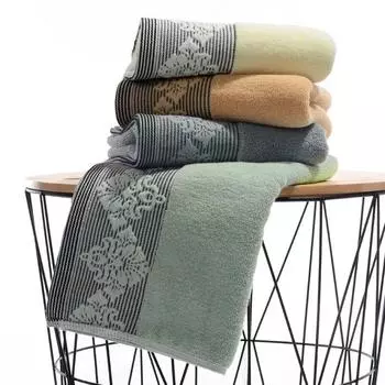 2 шт. Полотенце жаккардовое плетение утолщенное впитывающее полотенце чистый хлопок быстро впитывающее быстросохнущее полотенце для лица ванная комната отель дорожные принадлежности