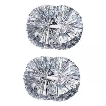 2 шт. Помпоны для черлидинга Помпоны для черлидинга Группа поддержки для танцев Silvery