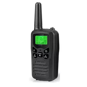 2 шт. Портативная рация 22 канала Набор 10 км УВЧ 400-470 МГц Двухдиапазонная Дальняя связь Трансивер HGC 2Pcs