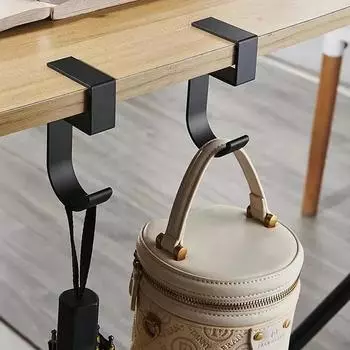 2 шт. Портативный крючок для подвешивания сумки, ученический стол, боковая подвесная сумка, артефакт, съемные мобильные держатели для сумок, многофункциональный крючок