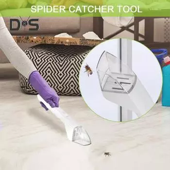 2 шт. портативный ловец зверей с прозрачным окном, бесконтактный, быстросъемный, для исследования природы, для ловли мелких животных, пауков, пчел, детей белый