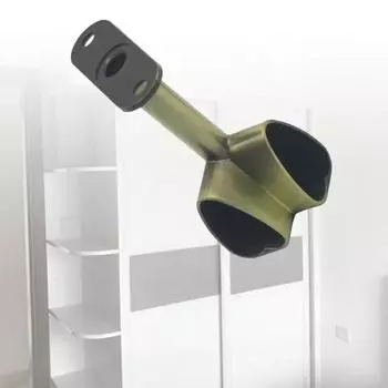 2 шт. потолочный кронштейн из сплава, угловой штанга для гардероба, держатель рычага для одежды 3