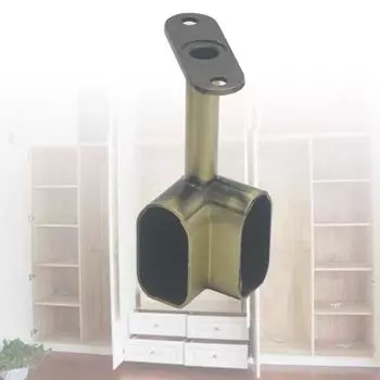 2 шт. потолочный кронштейн из сплава, угловой штанга для гардероба, держатель рычага для одежды 3