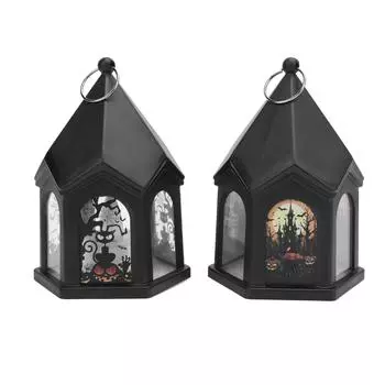 2 шт. Праздничный фонарь светодиодный светильник День всех святых наружная декоративная ручная электронная свеча