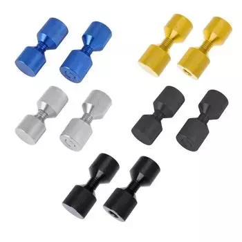 2 шт. прецизионных алюминиевых штифта для фланцев, подходящих для автомобилей и кораблей белый