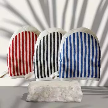 2 шт. Прихватки для духовки Мини-прихватки в форме утиного клюва Волнистые перчатки для духовки Бытовые кухонные перчатки для выпечки духовки чёрный