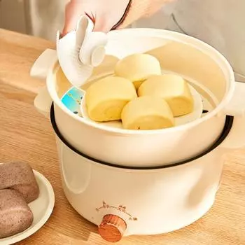 2 шт. прихватки термостойкие силиконовые перчатки противоскользящие мини прихватки толстый гибкий термостойкий держатель кастрюли для приготовления пищи на кухне 2pcs синий