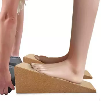 2 шт. приседания клиновидный блок наклонная растяжка доска для ног портативные упражнения кирпичные доски для спортзала