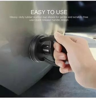 2 шт., присоска для стекла, напольная плитка, панель, переноска для мебели, съемник вмятин, ручной инструмент для ремонта кузова автомобиля чёрный