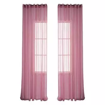 2 шт. Привлекательные широкоэкранные нежные оконные марлевые декоры Териленовые тонкие принадлежности для гостиниц