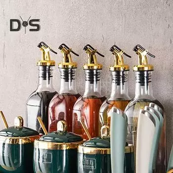 2 шт., пробка для бутылки с соусом и уксусом, дозатор для оливкового масла, кухонный инструмент