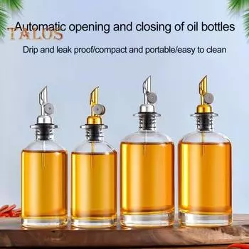 2 шт., пробка для бутылки уксуса, герметичная, гладкая, легкая, уникальная пробка для вина, масляная насадка-распылитель, кухонные инструменты 2pcs серебряный